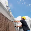 JOIEYOU Teleskopleiter 3,2m Leiter Ausziehbar Aluminium mit Produktbild-Vorschau 3