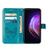 VIVO V21 5G Pouzdro, Motýlí Reliéf Flip Kožené Pouzdro s Náhled obrázku produktu 3