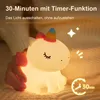 Einhorn Nachtlicht für Kinder - Dimmbares Silikon Produktbild-Vorschau 5