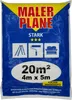 JUFOL Malerplane Stark 4x5 m LDPE transparent robust für Voir les images du produit 1
