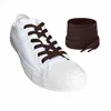 Flache Sneaker Schnürsenkel - Braun Dunkel - 80 cm Produktbild-Vorschau