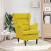 vidaXL Kreslo Mustard Yellow Velvet Náhľad obrázku produktu 3