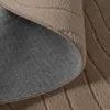Volero - Runder Teppich Wohnzimmer - Charm Waves Beige - Ø Produktbild-Vorschau 3