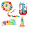 5-teiliges Montessori-Holzspielzeug-Set für Kinder: Produktbild-Vorschau 1