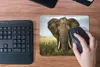 MuchoWow® Mauspad Mousepad Elefant - Natur - Gras - Tiere - Produktbild-Vorschau 4