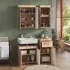 Meuble salle de bain Vicco Luna Chêne Wotan 37x79cm, Model Voir les images du produit 5
