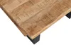 Couchtisch Baumkante 90 x 90 cm Mango massiv + rough Produktbild-Vorschau 3