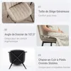 Lot de 2 chaises de salle à manger,Assise généreusement Voir les images du produit 5