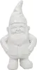 A white ceramic garden gnome figurine. Náhľad obrázku produktu