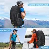 60L Wasserdichter leichter Wanderrucksack mit Regenschutz, Produktbild-Vorschau 8