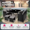 Ratanová sedací souprava Malaga 6+4+1 s ochranným krytem - Náhled obrázku produktu 5