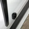 Nischenduschtür 100cm schwarze matte Profile und 6mm Produktbild-Vorschau 9