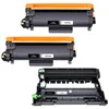 D&C 2X TN2510 Toner + DR2510 Trommel Kompatibel für Brother Produktbild-Vorschau 1