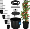 KOTARBAU® 4er Set Tomatenpflanze Pflanzkübel ⌀ 30 cm mit Produktbild-Vorschau 1