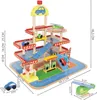 Kruzzel Parkhaus Holz Rollenspielzeug für Kinder Produktbild-Vorschau 5