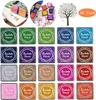 Sada inkoustových polštářků, 20 barevných inkoustových Náhled obrázku produktu 1