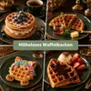 VINATO 2er Set Waffel Silikonform für Heißluftfritteuse | Produktbild-Vorschau 5