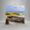 Bild auf Leinwand - Leinwandbild - Einteilig - Strand Möwen Produktbild-Vorschau 3