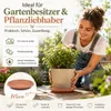 Podstawka pod doniczkę Mira terakota Ø 17cm - okrągła Podgląd zdjęcia produktu 8