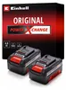 Akku Power-X-Change TWIN-PACK 18Volt 4,0Ah (rot/schwarz, 2 Produktbild-Vorschau 18