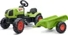 FALK Traktor Claas Grün auf Pedalen mit Anhänger + Horn für Produktbild-Vorschau 10