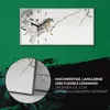 Dekor Leinwand Uhr Wandbilder 60x30 Malerei Asiatischer Produktbild-Vorschau 5