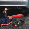 JOIEYOU Werkstatthocker mit Rollen Werkstatt Hocker Produktbild-Vorschau 3