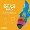 Strandhandtuch-Clips, Toekan-Design, 2 Stück, Kunststoff, Universal Productafbeelding-voorbeeld