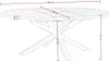 Destiny Gartentisch ARONA, Aluminium, Ø145/199x75cm Produktbild-Vorschau 9