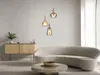 LED Pendelleuchte 3-flammig rund für hohe Decken mit Glas Produktbild-Vorschau 5