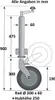 Automatik Stützrad inkl. Befestigungsmaterial Produktbild-Vorschau 3