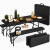 ONBEST Bierzeltgarnitur Woody | klappbar | 300kg | mit Produktbild-Vorschau 1