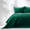 Narzuta na łóżko LAILA Velvetowa 260x280 butelkowa zieleń Podgląd zdjęcia produktu 6
