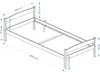 Einzelbett Bett Kinderbett Jugendbett Holzbett Produktbild-Vorschau 2