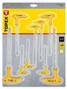 TOPEX Chiavi Torx tipo "T" T10-T50, set di 9 pezzi. Anteprima dell’immagine prodotto 2