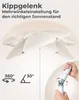 Sonnenschirm Ø 160 cm kippbar mit 8 Streben PF 50+ mit Produktbild-Vorschau 3
