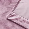 Samtvorhang 140 x 245 cm mit Öse wasserabweisend altrosa - Produktbild-Vorschau 4