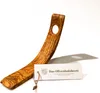 Flaschenhalter aus Olivenholz, sichelförmig 15 cm Produktbild-Vorschau 1