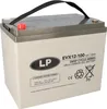 A white battery with a black handle on a white background. Anteprima dell’immagine prodotto