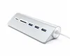 Satechi Aluminum USB 3.0 Hub und Card Reader - Silber Produktbild-Vorschau 3