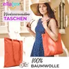 EllaTex Baumwolltasche 38x42 cm – Stoffbeutel aus 100% Produktbild-Vorschau 2