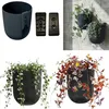 2 wandtegels, wandpot, hangende bloempot, hoogte 18 cm, Productafbeelding-voorbeeld 1