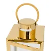 Laternen Set Gold Edelstahl 4er 38–77 cm Windlicht Garten Produktbild-Vorschau 4