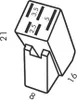 Tescoma Block WOODY per 5 coltelli, cesoie per pollame Anteprima dell’immagine prodotto 3