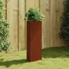 kvetináč vidaXL 30x26x75 cm Corten Steel Náhľad obrázku produktu 2
