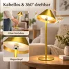 Lámpara de mesa LED inalámbrica 360° giratoria magnética Vista previa de la imagen del producto 3