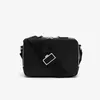 LACOSTE kožená taška cez rameno Chantaco Reporter Bag Noir Náhľad obrázku produktu 9