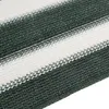 vidaXL Schermo di recinzione verde e bianco 2x10 m HDPE 195 Anteprima dell’immagine prodotto 4