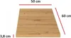 Küchen Arbeitsplatte 50 cm 38 mm Küchenzeile Küchenblock Produktbild-Vorschau 1