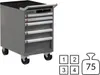 Lista Schubladenschrank - fahrbar - 78.426.050 - 723 x 411 Produktbild-Vorschau 2